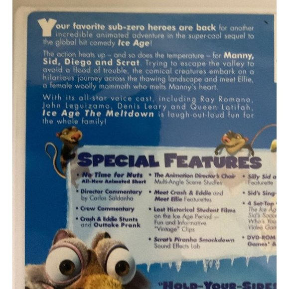 Ice Age DVD Bundle Lot Of 3 The Meltdown, Dawn Of The Dinosaurs DVD - VERY GOOD - Picture 6 of 12